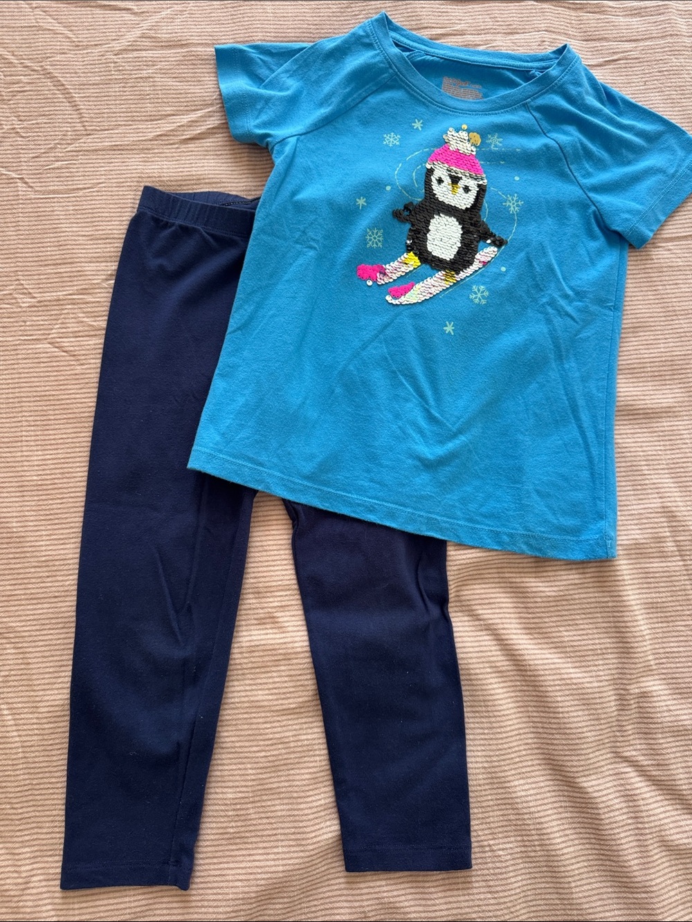Cat & Jack / Top with Navy Pants